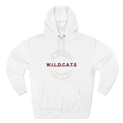 Wildcats Christian Marron Letters & Picture Hoodie