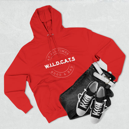 Wildcats Christian White Letters & Picture Hoodie