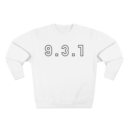 931 Crewneck Black Words