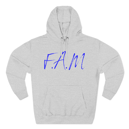 Fam Hoodie Blue Words