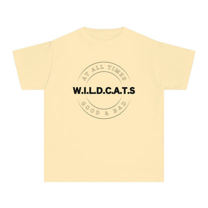 Youth Wildcats Christian Black Letters & Picture