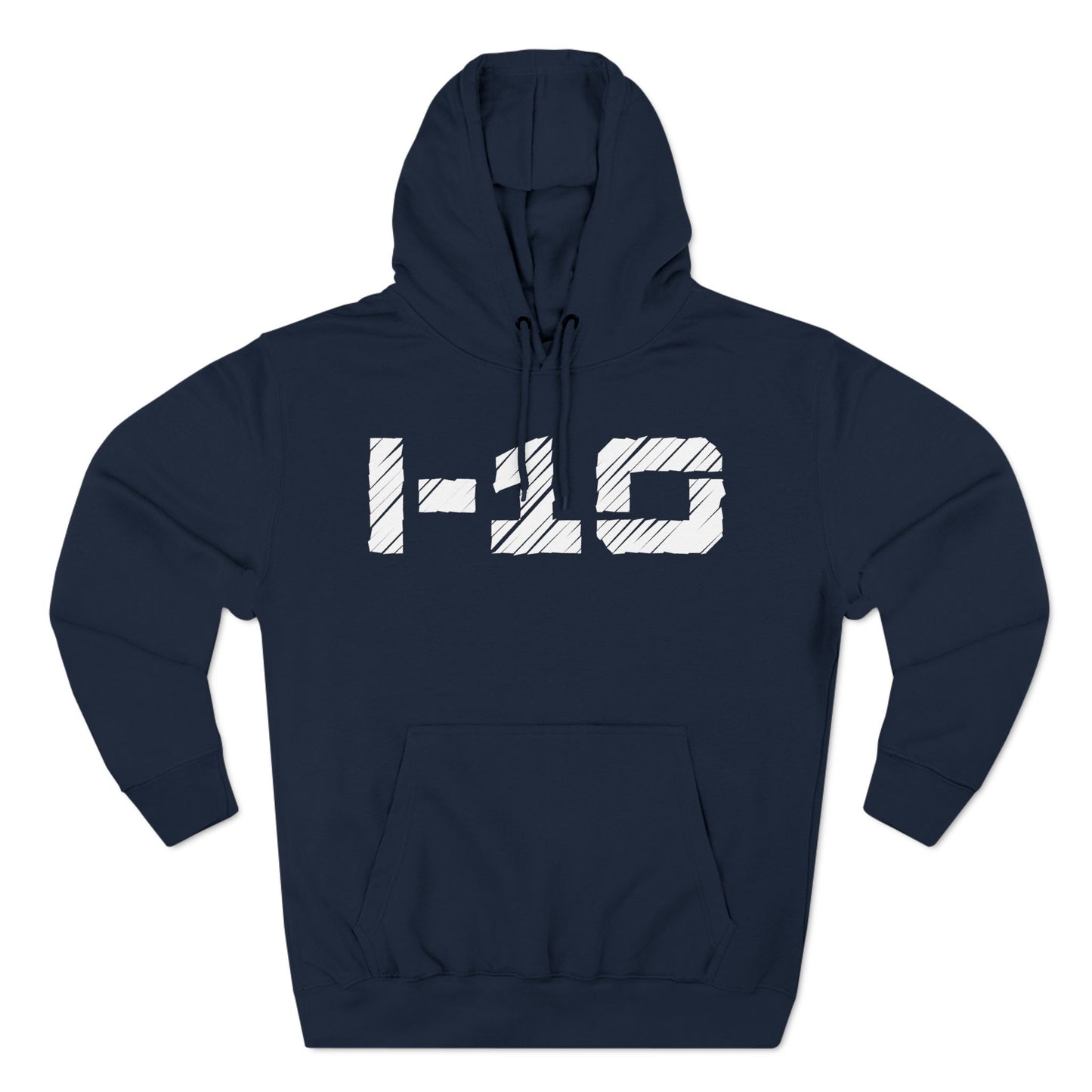 I-10 Christian White Words Hoodie