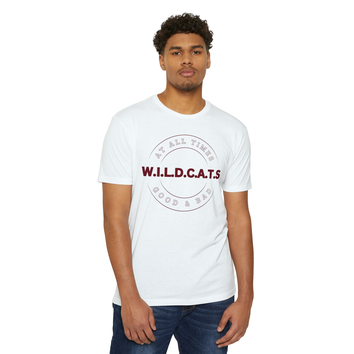 Wildcats Christian Marron Letters & Picture