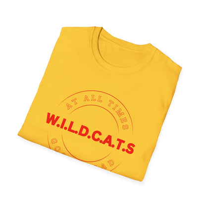 Wildcats Christian Red Letters & Picture