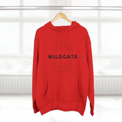 Wildcats Christian Black Letters & Picture Hoodie