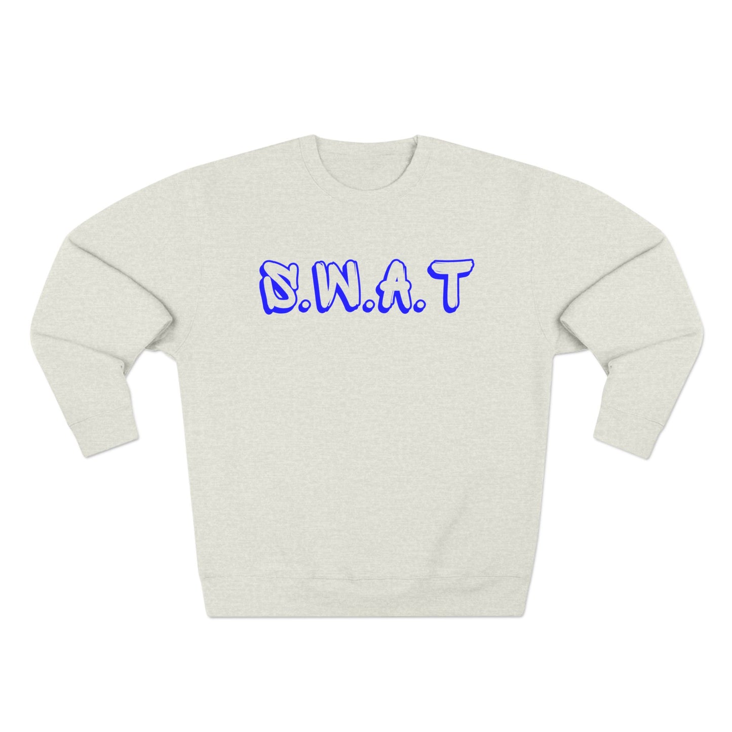 Swat Christian Blue Words Crewneck