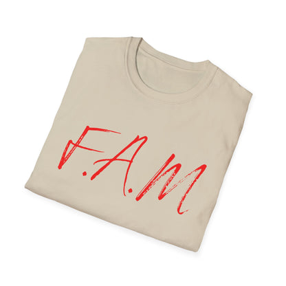 Fam Christian Red Letters & Image