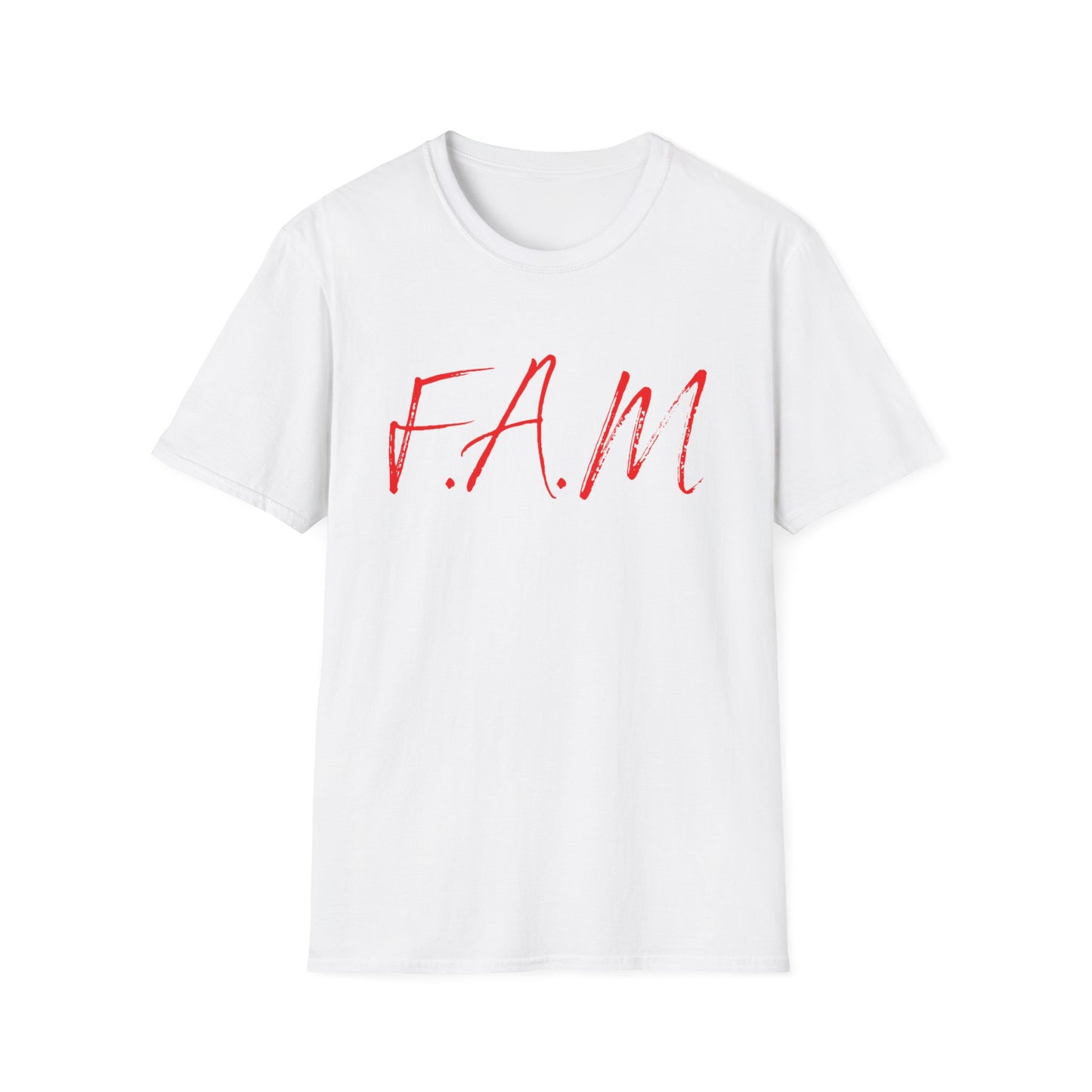 Fam Christian Red Letters & Image