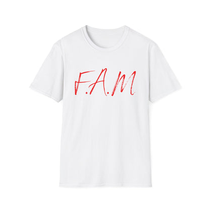 Fam Christian Red Letters & Image