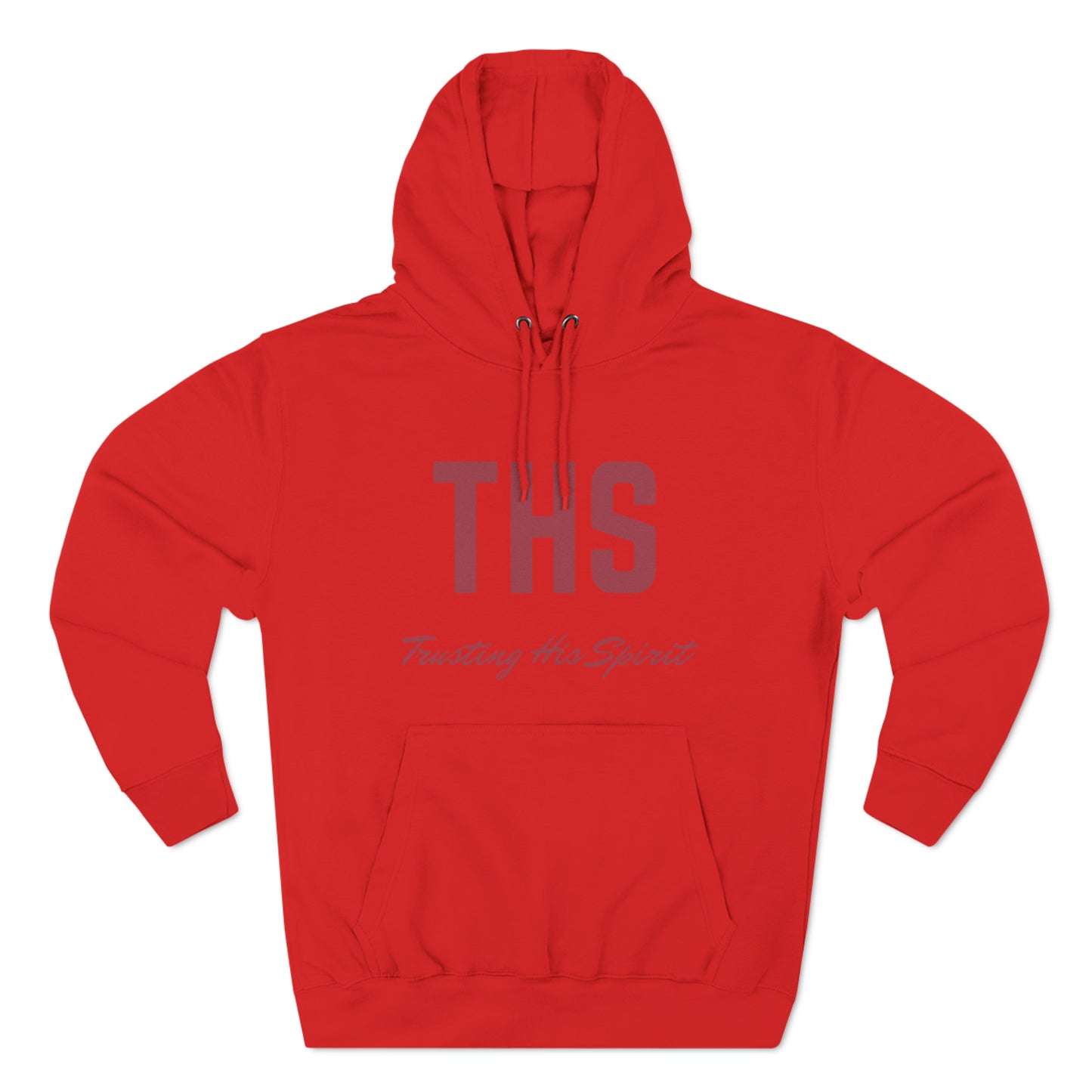 Adult THS Christian Marron Letters Hoodie