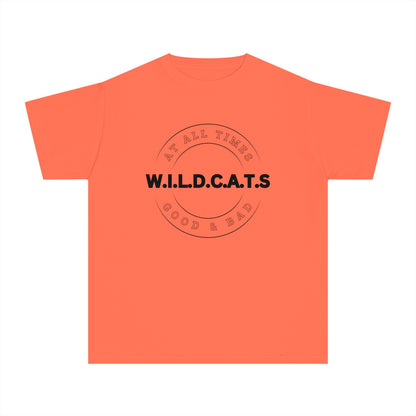 Youth Wildcats Christian Black Letters & Picture