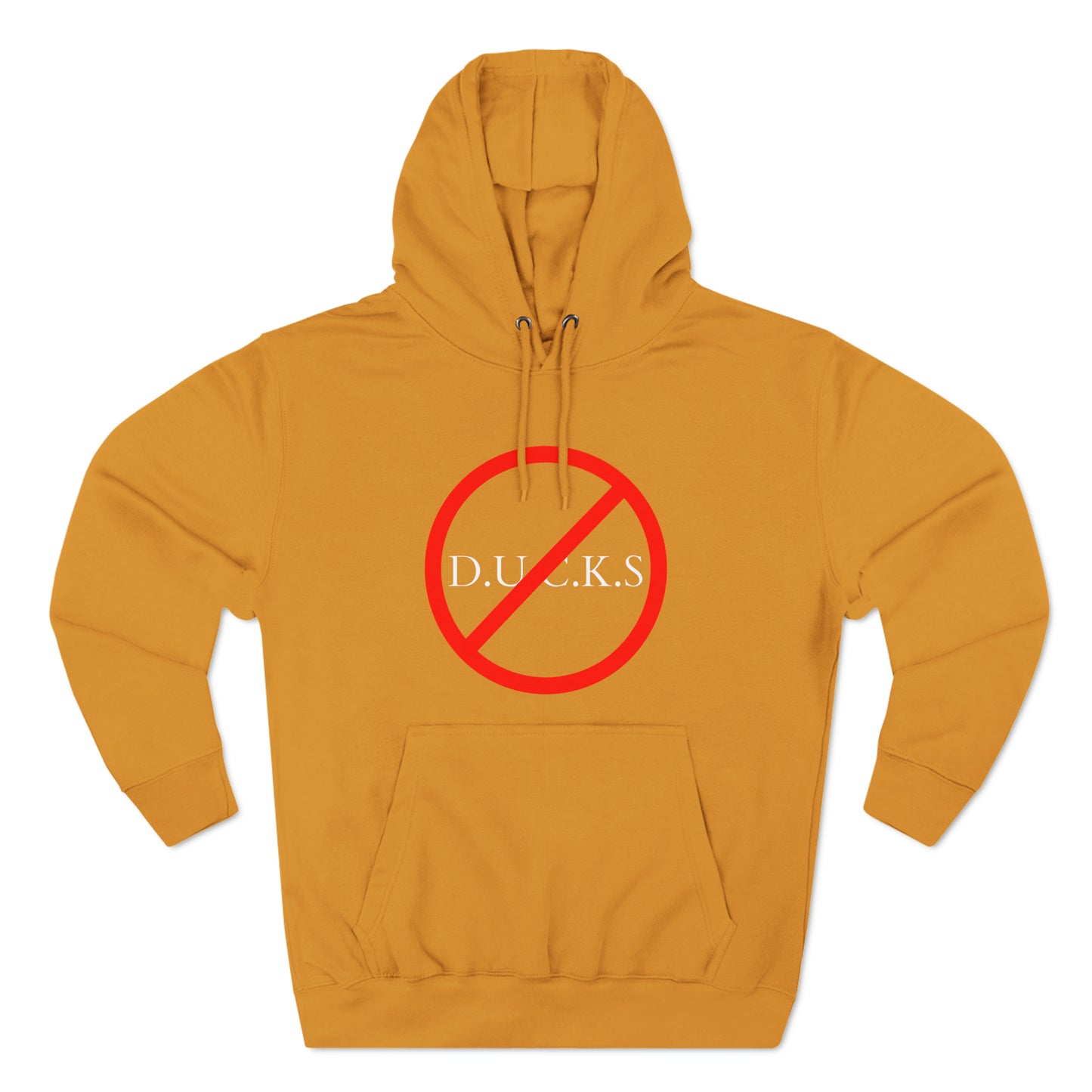 Ducks Christian White Words Hoodie