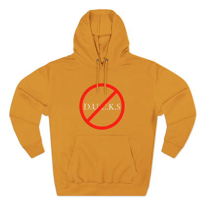 Ducks Christian White Words Hoodie