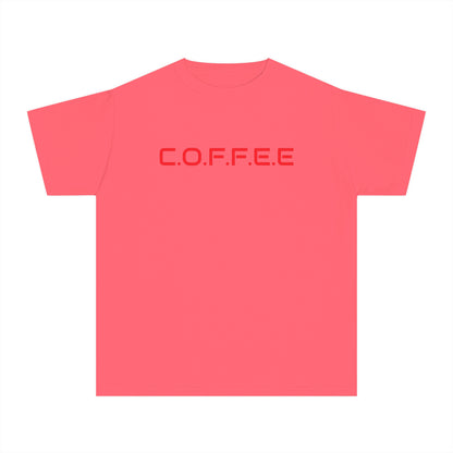 Youth Adult Coffee Christian Red Words Only