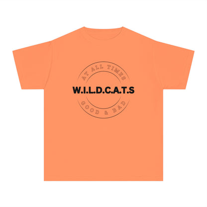 Youth Wildcats Christian Black Letters & Picture