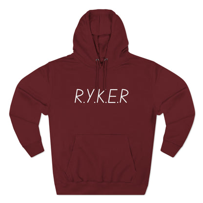 RYKER Christian White Letters Hoodie