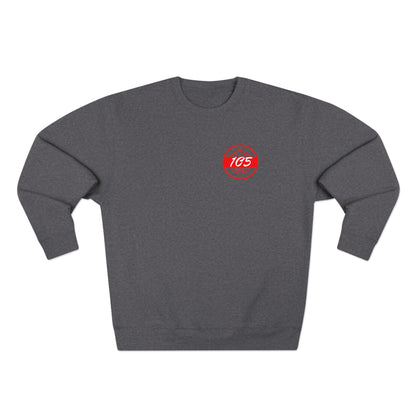 Adult 105 Christian Red and White Letters Crewneck