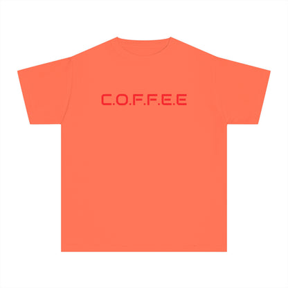 Youth Adult Coffee Christian Red Words Only