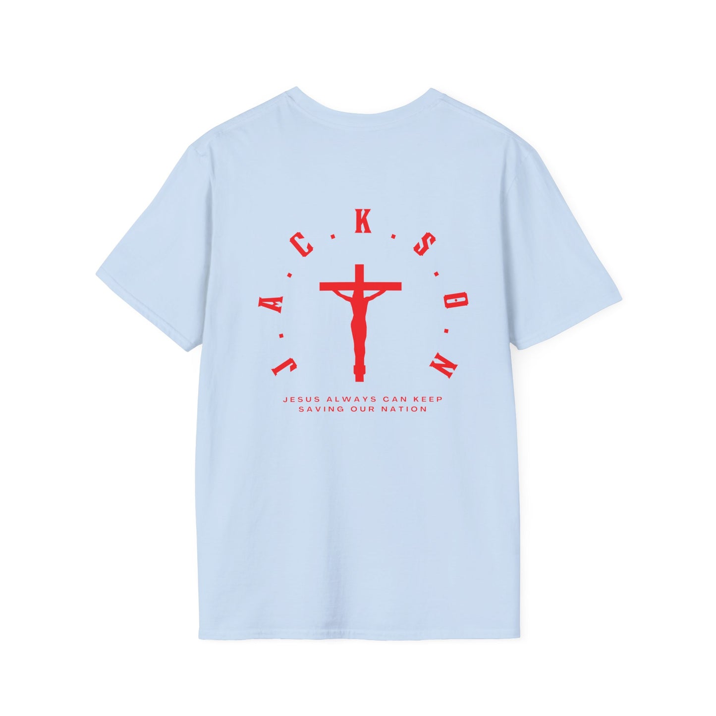 Jackson Believing Christian Red Letters & Cross