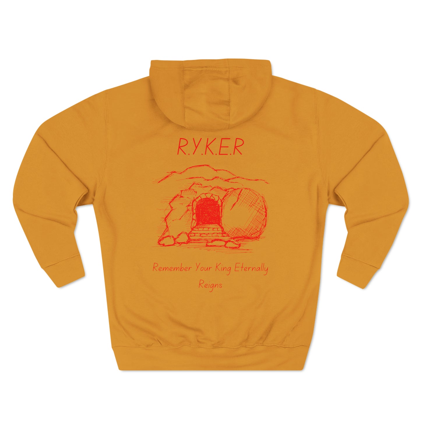 RYKER Christian Red Letters Hoodie