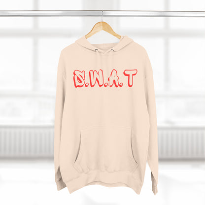 Swat Christian Red Words Hoodie