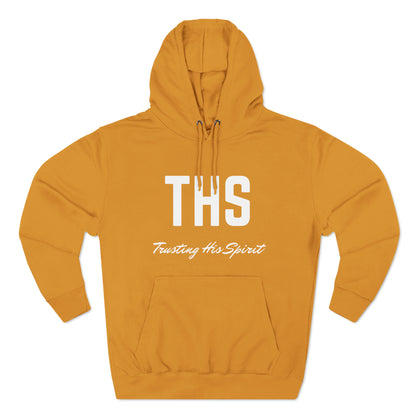 Adult THS Christian White Letters Hoodie