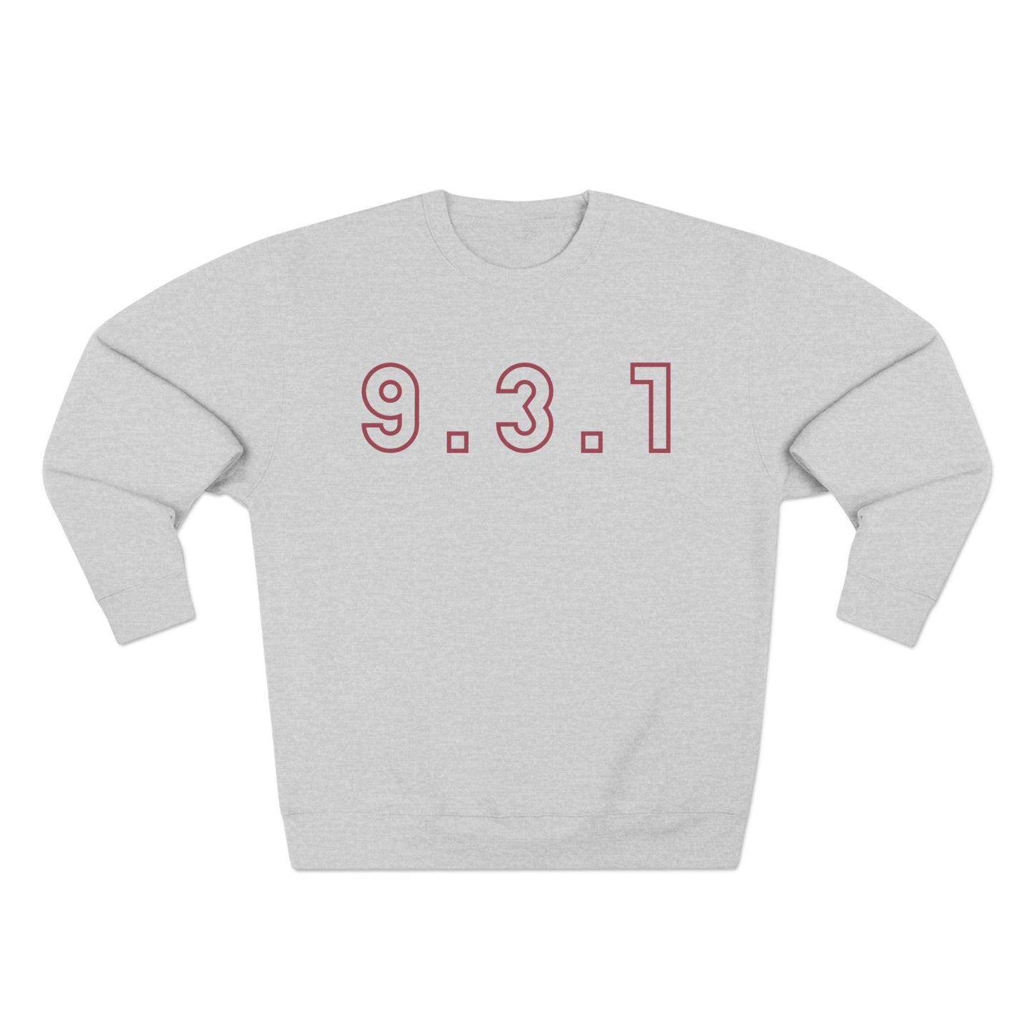 931 Crewneck Marron Words