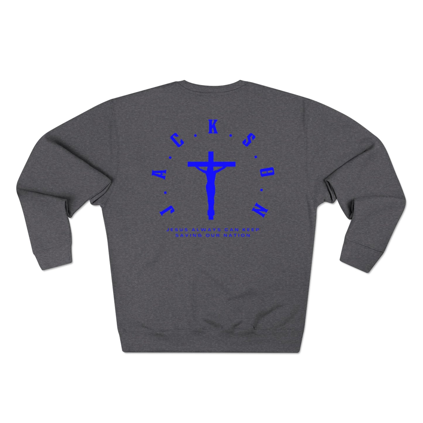 Jackson Blue Cross & Letters Crewneck