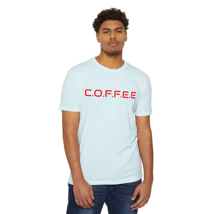 Adult Coffee Christian Red Words Only Blended