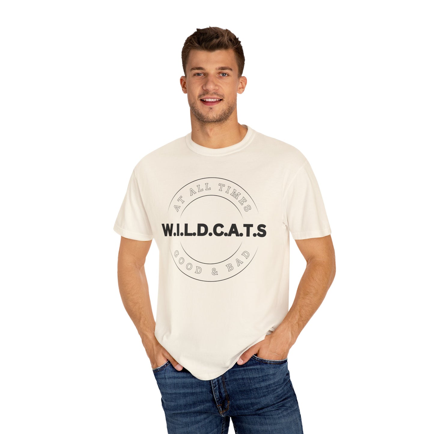 Wildcats Christian Black Letters & Picture