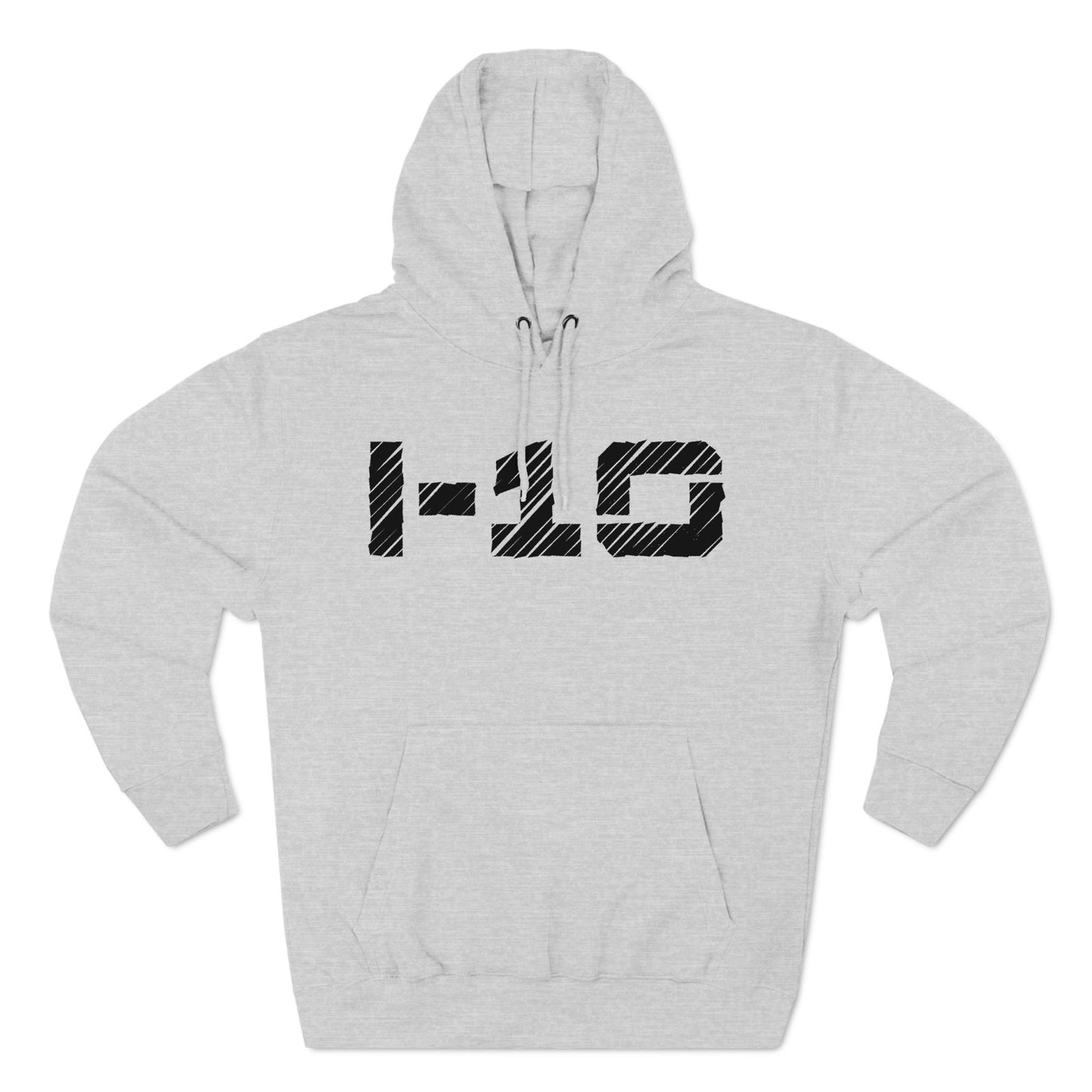 I-10 Christian Black Words Hoodie