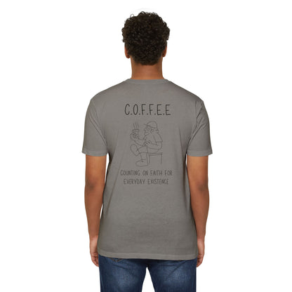 Specialty Adult Coffee Christian Blue Words & Men Image