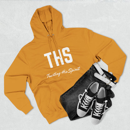 Adult THS Christian White Letters Hoodie