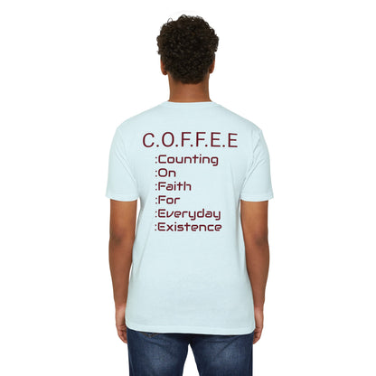 Adult Coffee Christian Marron Words Only Blended