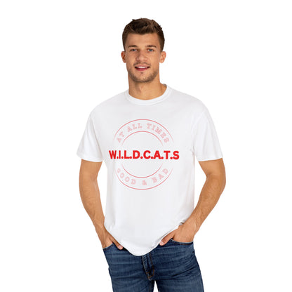 Wildcats Christian Red Letters & Picture