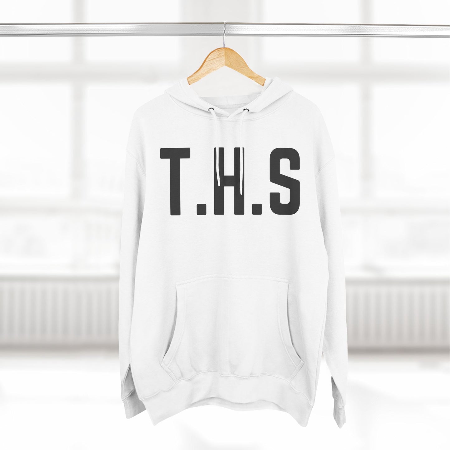 Adult T.H.S Trusting His Spirit Specialty Hoodie Black Letters