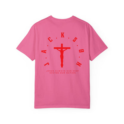 Jackson Believing Christian Red Letters & Cross