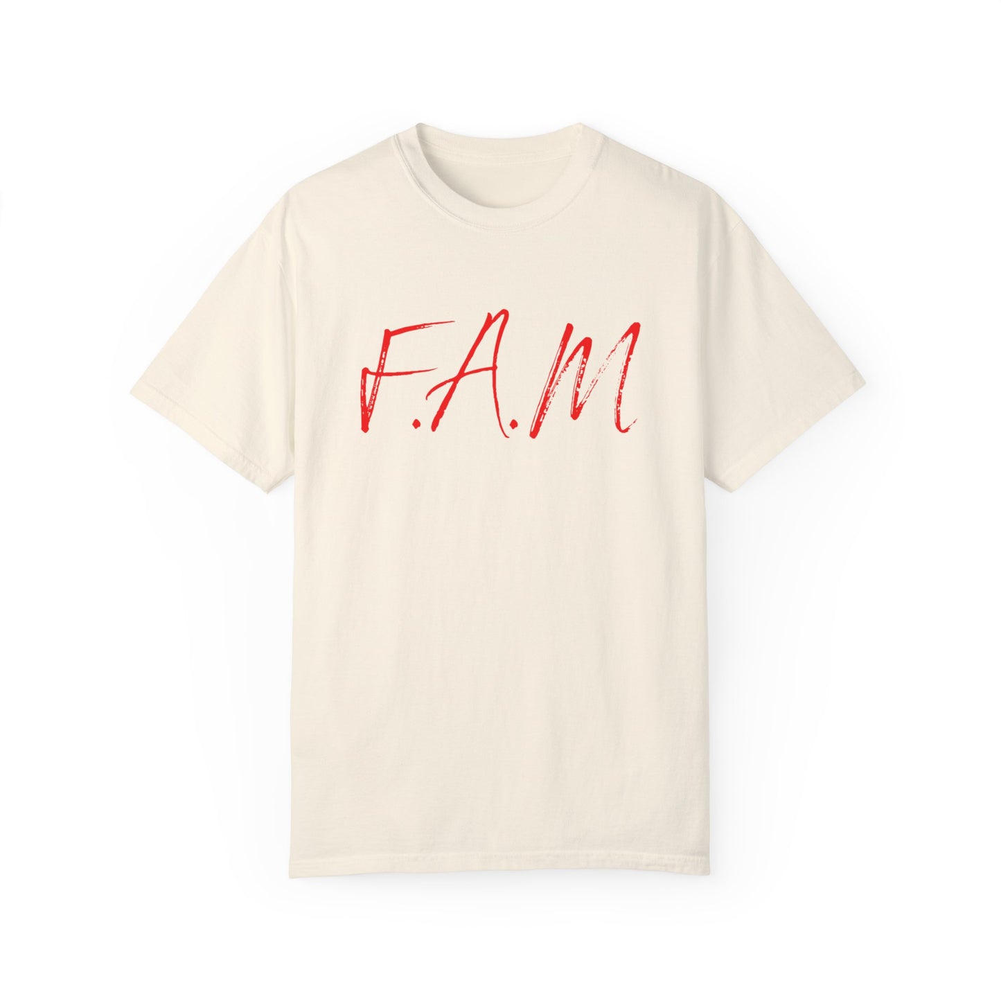 Fam Christian Red Letters & Image