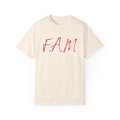 Fam Christian Red Letters & Image