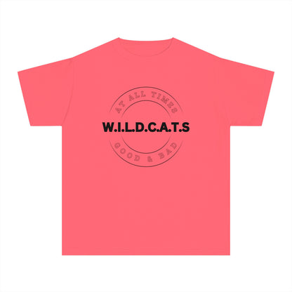 Youth Wildcats Christian Black Letters & Picture