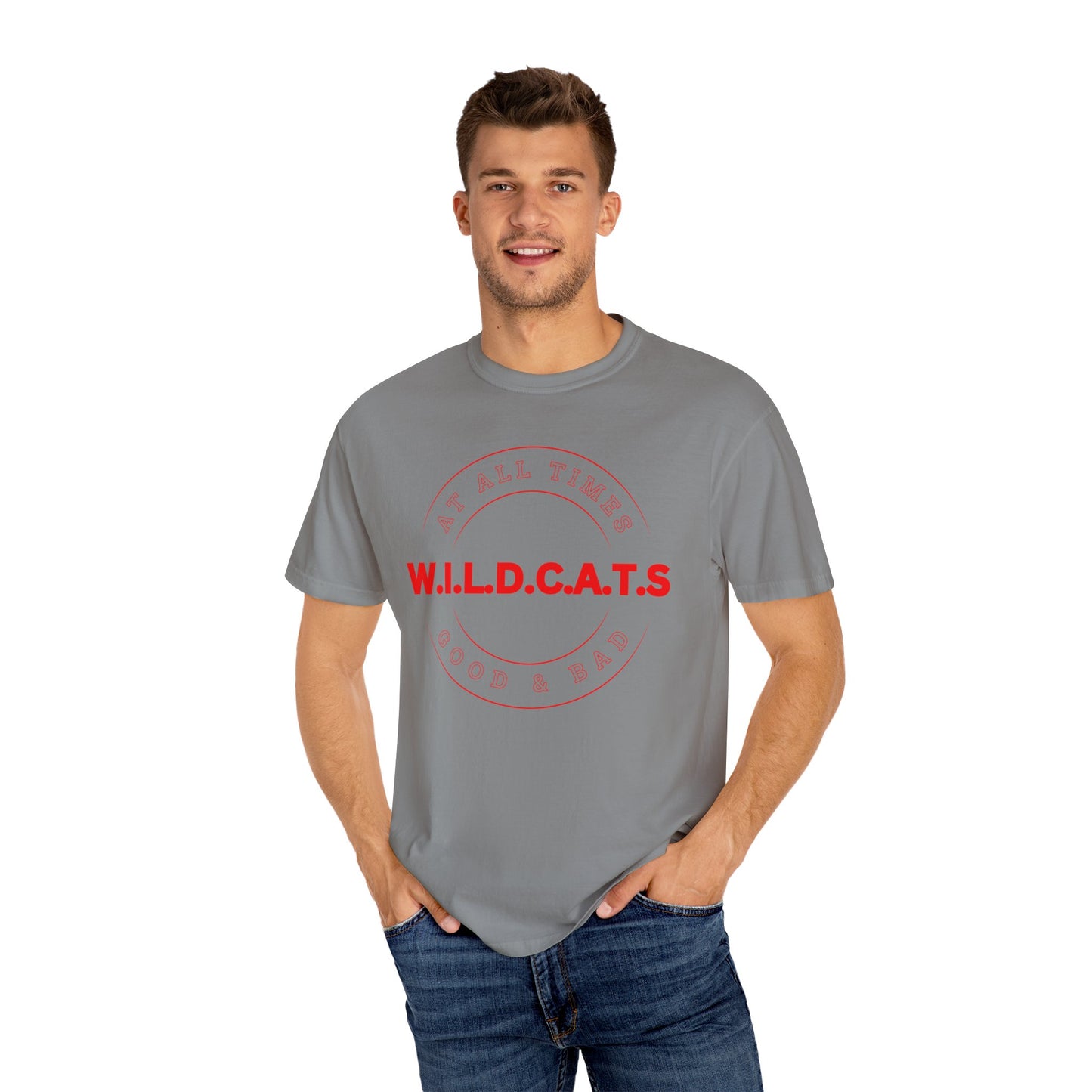 Wildcats Christian Red Letters & Picture