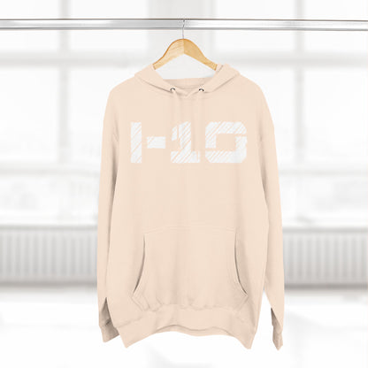 I-10 Christian White Words Hoodie