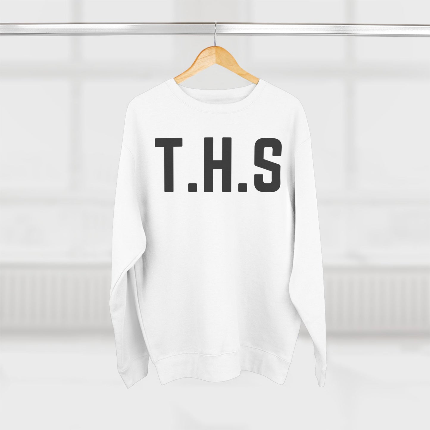 Adult T.H.S Trusting His Spirit Specialty Hoodie Black Letters