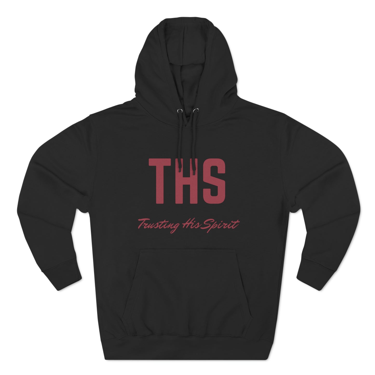 Adult THS Christian Marron Letters Hoodie