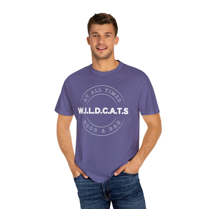 Wildcats Christian White Letters & Picture