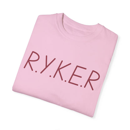 RYKER Christian Marron Letters