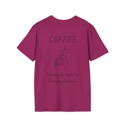 Specialty Adult Coffee Christian Blue Words & Woman Image