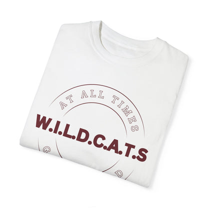 Wildcats Christian Marron Letters & Picture