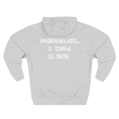 I-10 Christian White Words Hoodie