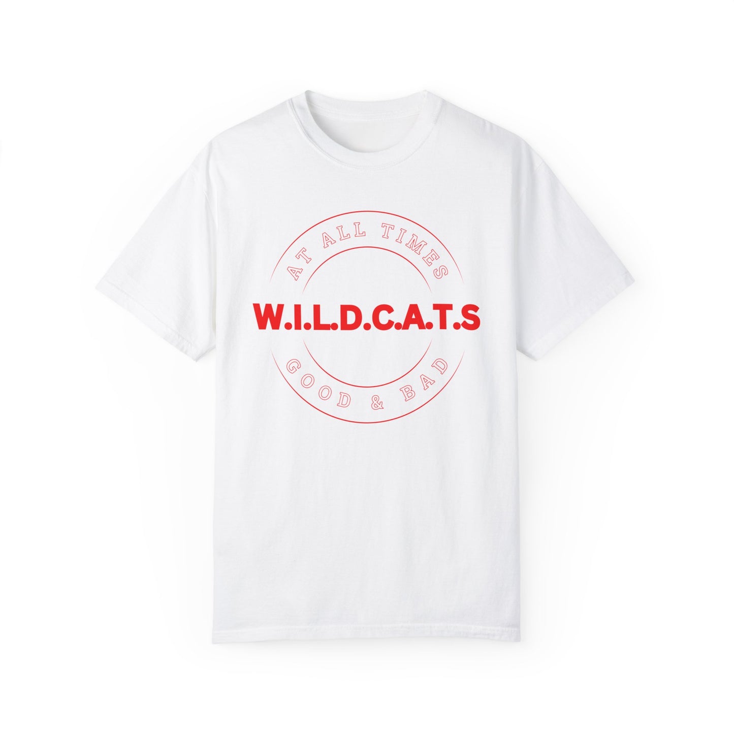 Wildcats Christian Red Letters & Picture